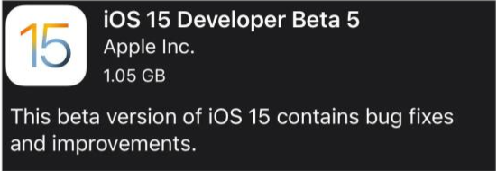 清丰苹果手机维修分享如何升级到iOS15.0 beta5 