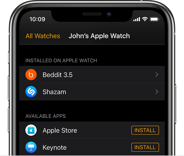 清丰苹果手机维修分享如何在 Apple Watch 上下载应用 